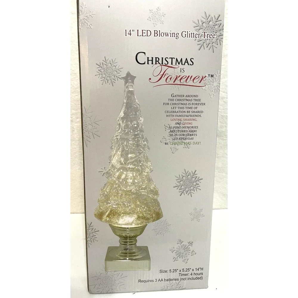Christmas is Forever LED Blowing Glitter Christmas Tree 14